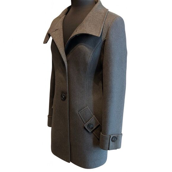 Kristen Blake Wool-Blend Peacoat Jacket Women’s Size M – Classic Mid-Length - Picture 2 of 6